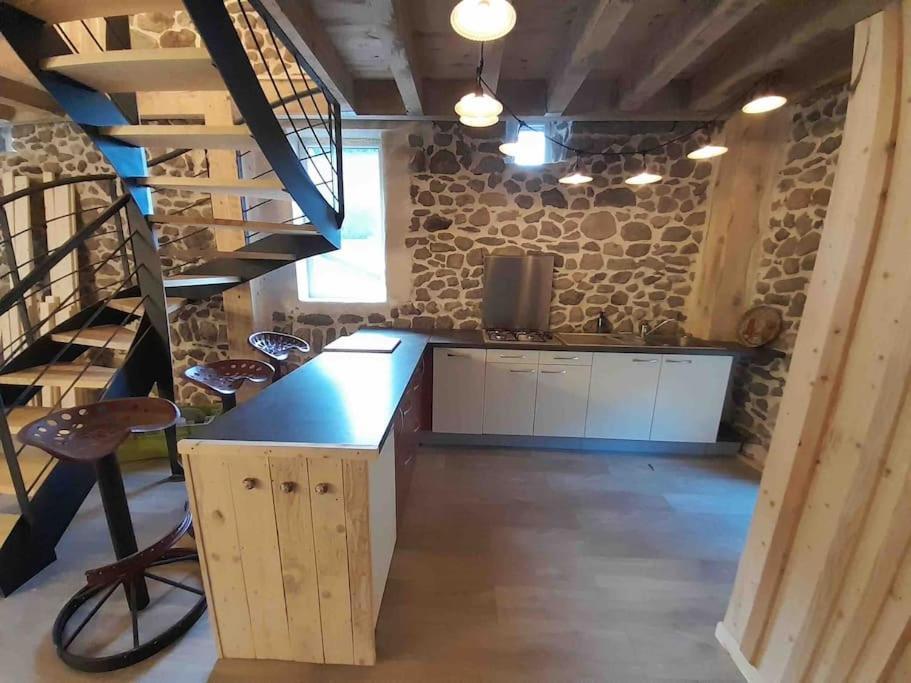 La Grange De La Gratade Villa Rochefort-Montagne Eksteriør billede